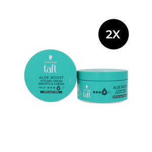 Schwarzkopf Taft Aloe Boost Styling Cream - 2 x 100 ml Taft Aloe Boost Styling Cream - 2 x 100 ml