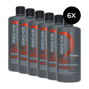 Syoss Men Intense Power Shampoo - 6 x 440 ml Men Intense Power Shampoo - 6 x 440 ml