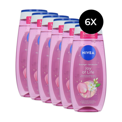 Nivea Joy Of life Douchegel - 6 x 250 ml Nivea Joy Of life Douchegel - 6 x 250 ml