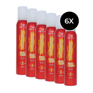 Shockwaves Curls & Waves Mousse 3 - 6 x 200 ml