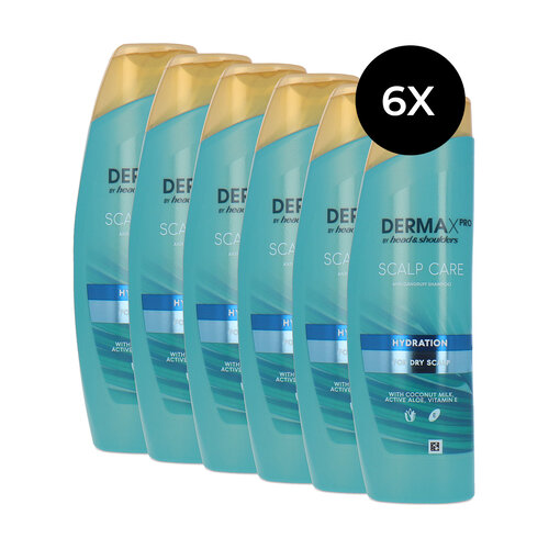 Head & Shoulders DermaXPro Scalp Care Hydration Shampoo - 6 x 250 ml Head & Shoulders DermaXPro Scalp Care Hydration Shampoo - 6 x 250 ml