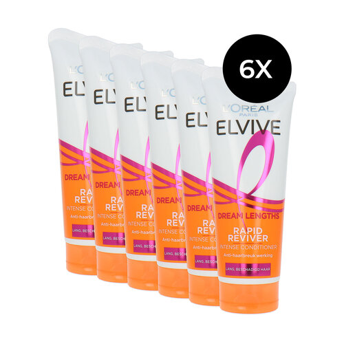 L'Oréal Elvive Dream Lengths Rapid Reviver Conditioner - 6 x 180 ml L'Oréal Elvive Dream Lengths Rapid Reviver Conditioner - 6 x 180 ml