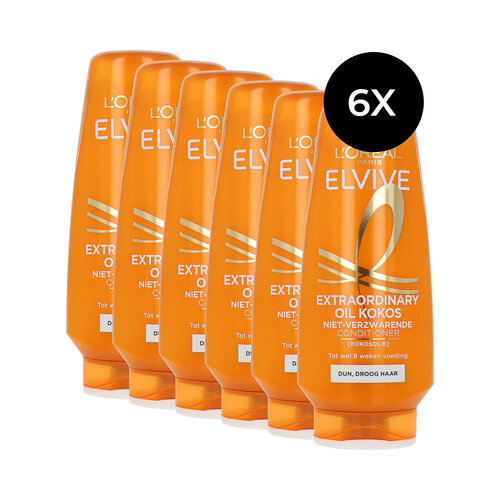 L'Oréal Elvive Extraordinary Oil Kokos Conditioner - 6 x 200 ml L'Oréal Elvive Extraordinary Oil Kokos Conditioner - 6 x 200 ml