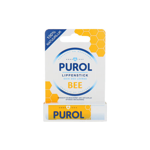 Purol 100% Natural Lipbalm BEE - 4,8 gr Purol 100% Natural Lipbalm BEE - 4,8 gr