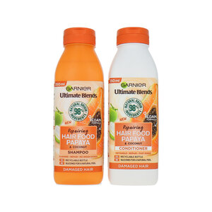 Ultimate Blends Moisturising Hair Food Shampoo + Conditioner - Papaya 2 x 350 ml