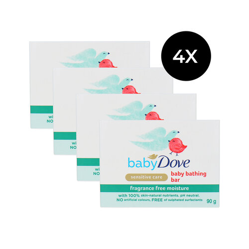 Dove Baby Sensitive Care Baby Bathing Bar - 4 x 90 gr Dove Baby Sensitive Care Baby Bathing Bar - 4 x 90 gr