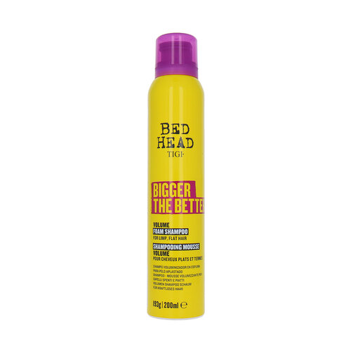 TIGI Bed Head Bigger The Better Volume Foam Shampoo - 200 ml TIGI Bed Head Bigger The Better Volume Foam Shampoo - 200 ml