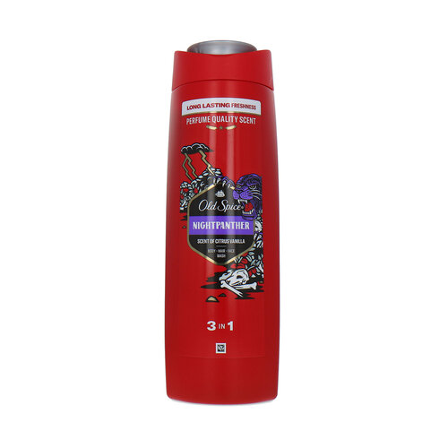 Old Spice 3in1 Body-Hair-Face Wash Nightpanther - 400 ml Old Spice 3in1 Body-Hair-Face Wash Nightpanther - 400 ml