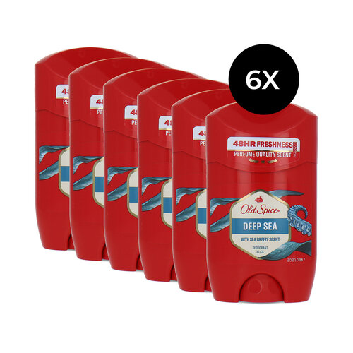 Old Spice Deodorant Stick Deep Sea - 6 x 50 ml Old Spice Deodorant Stick Deep Sea - 6 x 50 ml