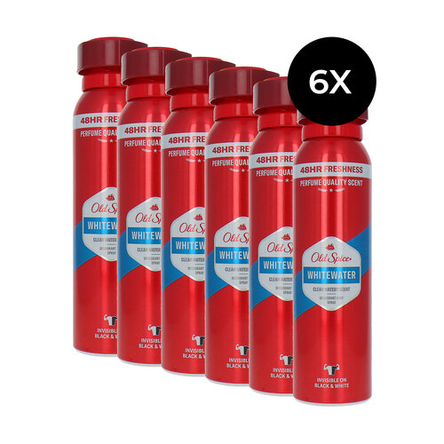 Old Spice Deodorant-Body Spray Whitewater - 6 x 150 ml Old Spice Deodorant-Body Spray Whitewater - 6 x 150 ml