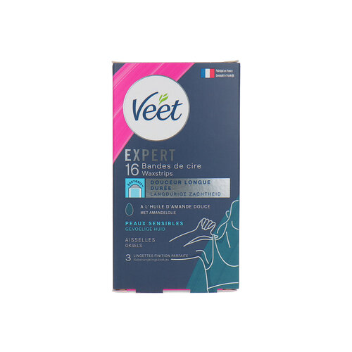 Veet Expert 16 Waxstrips Armpits (voor gevoelige huid) Veet Expert 16 Waxstrips Armpits (voor gevoelige huid)