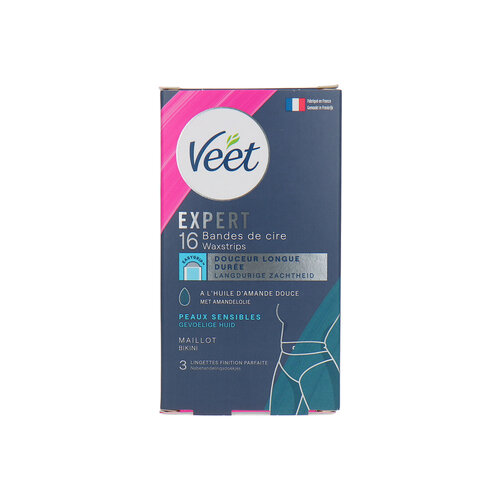 Veet Expert 16 Waxstrips Bikini (voor gevoelige huid) Veet Expert 16 Waxstrips Bikini (voor gevoelige huid)