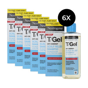 Neutrogena Neutrogena T/Gel Anti-Dandruff Scalp Relief Shampoo - 6 x 150 ml Neutrogena T/Gel Anti-Dandruff Scalp Relief Shampoo - 6 x 150 ml