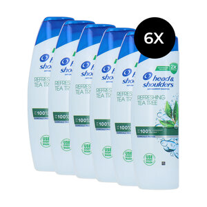 Head & Shoulders Head & Shoulders Refreshing Tea Tree Anti Dandruff Shampoo - 6 x 250 ml Head & Shoulders Refreshing Tea Tree Anti Dandruff Shampoo - 6 x 250 ml