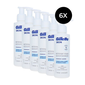 Gillette Gillette Skin Facial Cleanser - 6 x 140 ml Gillette Skin Facial Cleanser - 6 x 140 ml
