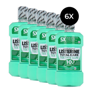 Listerine Listerine Total Care Teeth & Gum Mouthwash - 6 x 500 ml Listerine Total Care Teeth & Gum Mouthwash - 6 x 500 ml