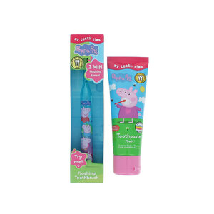 Firefly Firefly Peppa Big Flashing Toothbrush + Toothpaste Firefly Peppa Big Flashing Toothbrush + Toothpaste