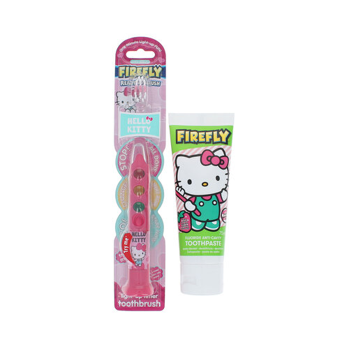 Firefly Hello Kitty Flashing Toothbrush + Toothpaste Firefly Hello Kitty Flashing Toothbrush + Toothpaste