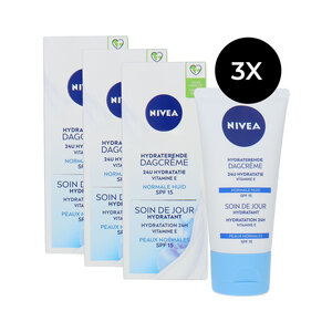 Nivea Hydrating SPF 15 DagcrÃ¨me - 3 x 50 ml (voor normale huid)