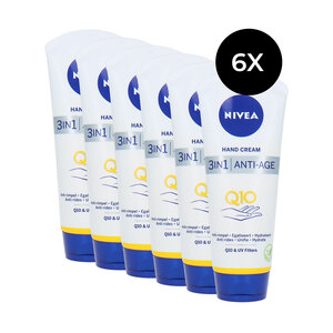 Nivea Nivea Q10 3-in-1 Anti-Age Handcrème - 6 x 100 ml Nivea Q10 3-in-1 Anti-Age Handcrème - 6 x 100 ml