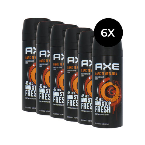 Axe Dark Temptation Deodorant Spray - 6 x 150 ml Axe Dark Temptation Deodorant Spray - 6 x 150 ml