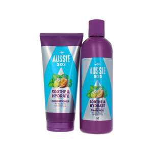 Aussie Aussie SOS Soothe & Hydrate Shampoo + Conditioner - 500 ml Aussie SOS Soothe & Hydrate Shampoo + Conditioner - 500 ml