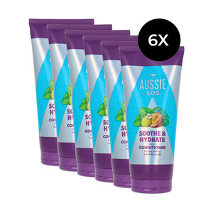 Aussie SOS Soothe & Hydrate Conditioner - 6 x 200 ml