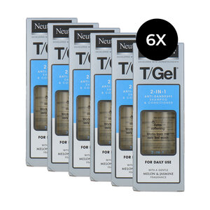 Neutrogena Neutrogena T/Gel 2-in-1 Anti-Dandruff Shampoo & Conditioner - 6 x 150 ml Neutrogena T/Gel 2-in-1 Anti-Dandruff Shampoo & Conditioner - 6 x 150 ml