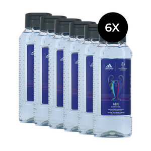 Adidas Adidas Goal Shower Gel - 6 x 250 ml Adidas Goal Shower Gel - 6 x 250 ml