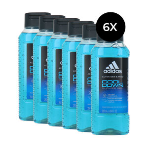 Adidas Cool Down Shower Gel - 6 x 250 ml