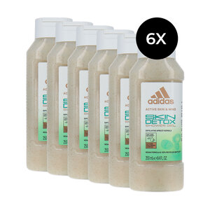Adidas Adidas Skin Detox Shower Gel - 6 x 250 ml Adidas Skin Detox Shower Gel - 6 x 250 ml