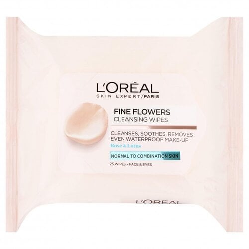 L'Oréal Skin Expert Fine Flowers Reinigingsdoekjes (25 stuks)