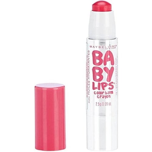 Maybelline Babylips Color Balm Crayon - 15 Strawberry Pop