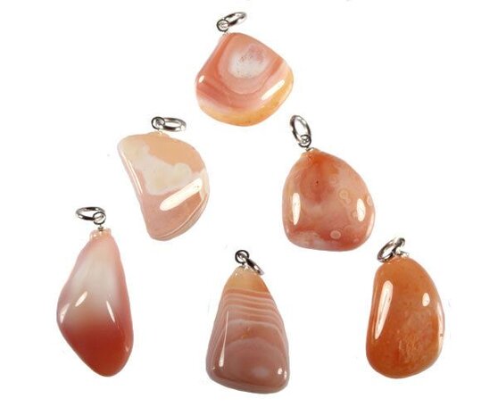 Agaat (abrikoos) hanger Agaat (abrikoos) hanger