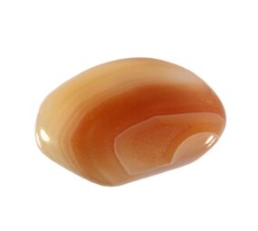 Agaat (abrikoos) steen getrommeld 2 - 5 gram Agaat (abrikoos) steen getrommeld 2 - 5 gram