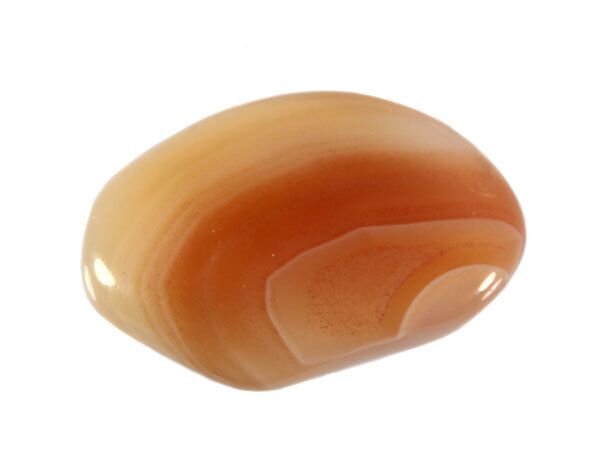 Agaat (abrikoos) steen getrommeld 2 - 5 gram Agaat (abrikoos) steen getrommeld 2 - 5 gram