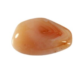 Agaat (abrikoos) steen getrommeld 5 - 10 gram