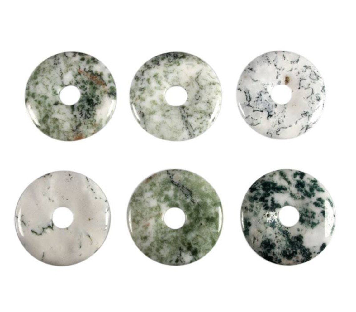 Agaat (boom) hanger donut 4 cm