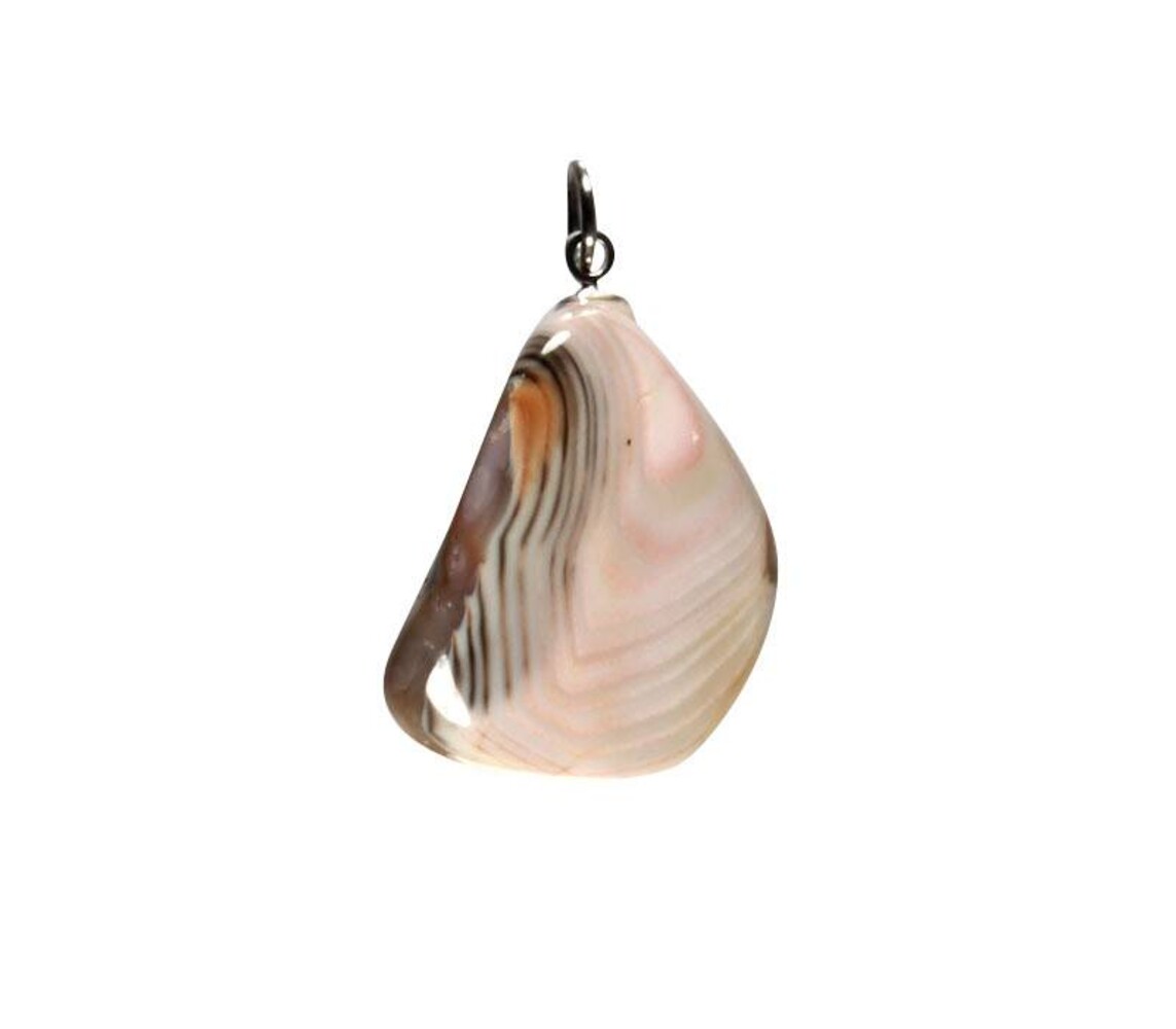 Agaat (Botswana) hanger roze Agaat (Botswana) hanger roze