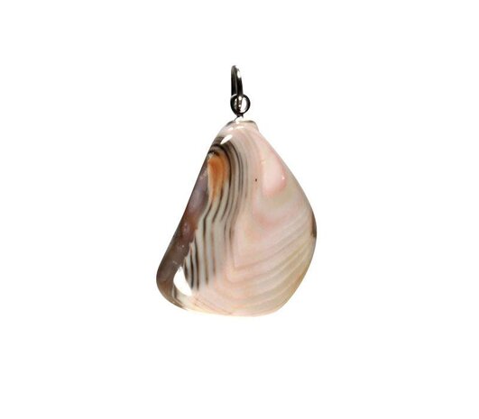 Agaat (Botswana) hanger roze Agaat (Botswana) hanger roze