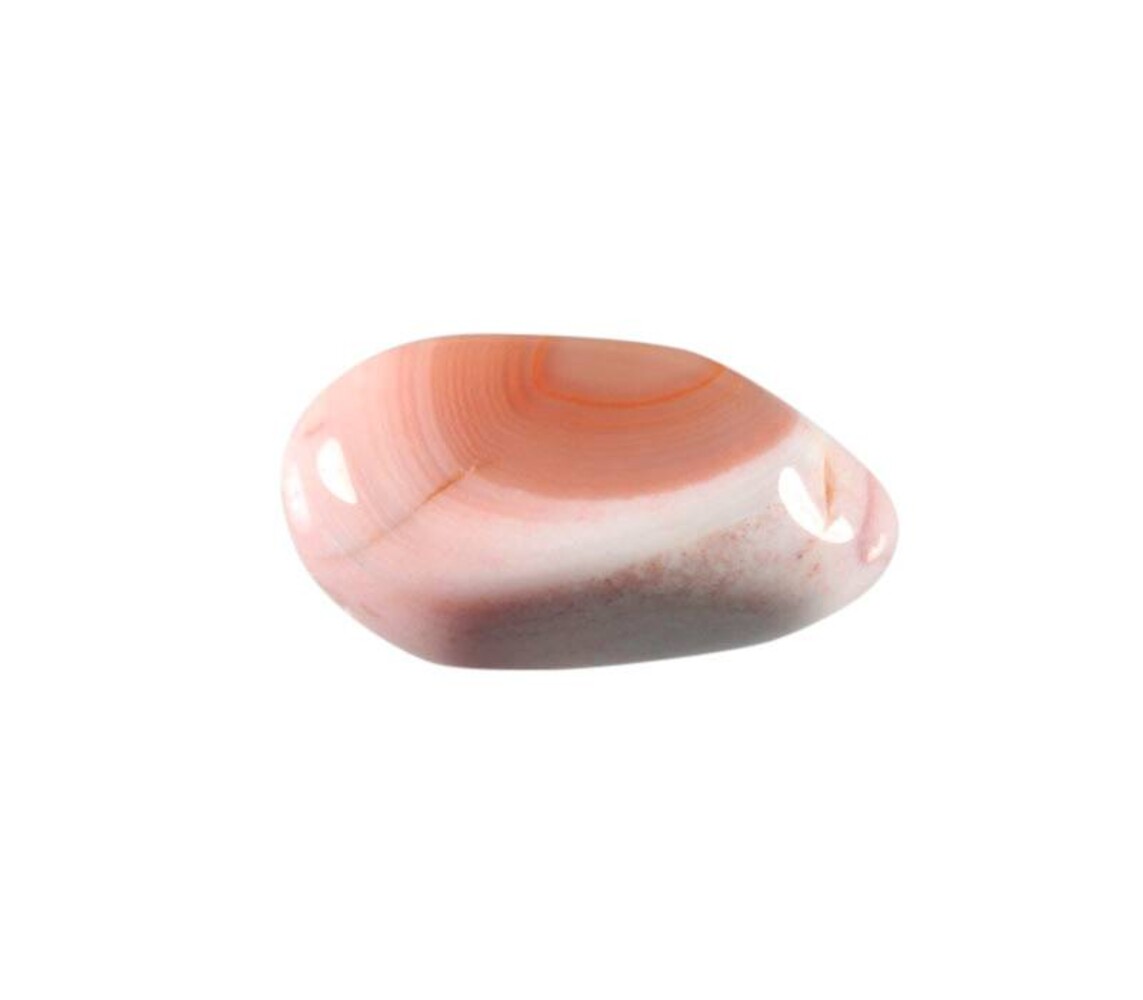 Agaat (Botswana) roze steen getrommeld | klein (S) Agaat (Botswana) roze steen getrommeld | klein (S)