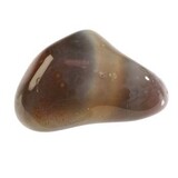 Agaat (Botswana) grijs steen getrommeld 5 - 10 gram Agaat (Botswana) grijs steen getrommeld 5 - 10 gram