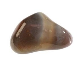 Agaat (Botswana) grijs steen getrommeld 5 - 10 gram Agaat (Botswana) grijs steen getrommeld 5 - 10 gram