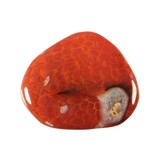 Agaat (fire crackle) steen plat gepolijst Agaat (fire crackle) steen plat gepolijst