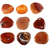 Agaat (fire crackle) steen plat gepolijst Agaat (fire crackle) steen plat gepolijst