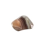 Agaat (Botswana) grijs steen getrommeld 2 - 5 gram Agaat (Botswana) grijs steen getrommeld 2 - 5 gram