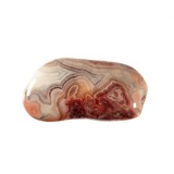 Agaat (kant) steen getrommeld 5 - 10 gram Agaat (kant) steen getrommeld 5 - 10 gram