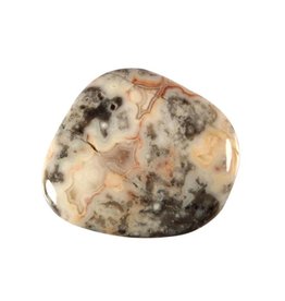 Agaat (kant) steen plat gepolijst