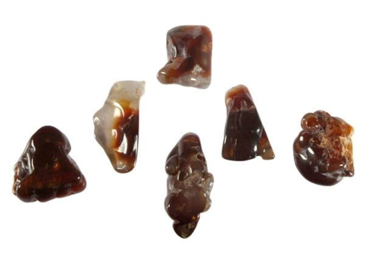 Agaat (vuur) hanger doorboord Agaat (vuur) hanger doorboord