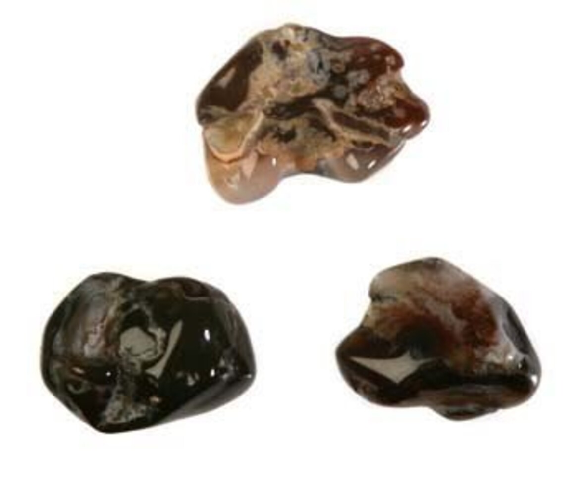 Agaat (vuur) steen getrommeld 5 - 10 gram